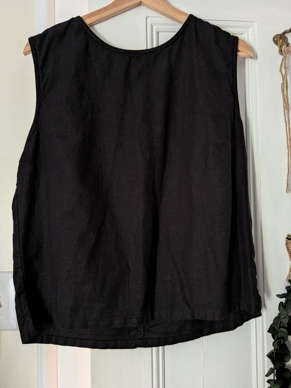 🇨🇦Canadian Made LINEN Coastal Tank - Black